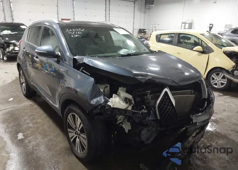 2014 Kia Sportage Ex from USA, damaged, VIN KNDPCCAC5E7648352